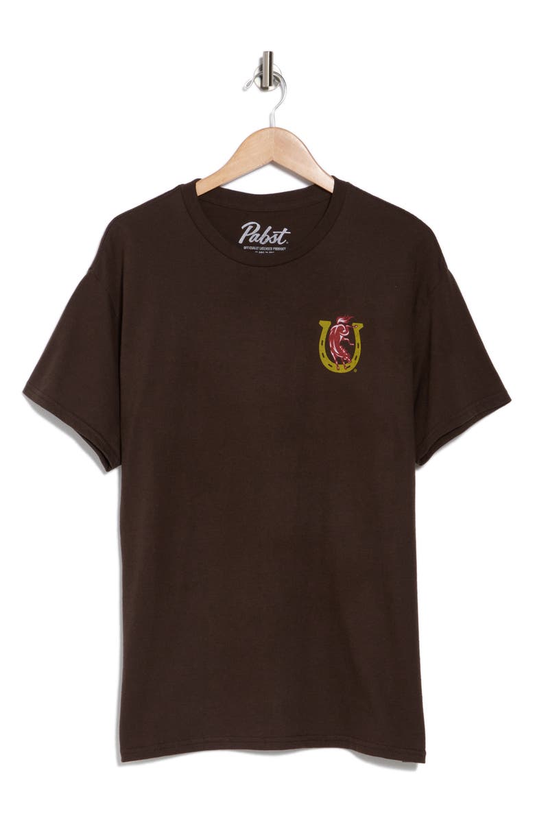 Philcos Colt 45 AD Cotton Graphic T-Shirt, Alternate, color, Brown