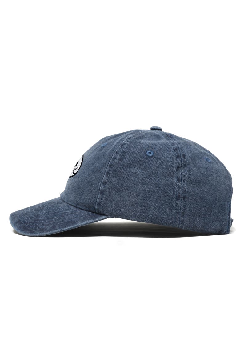 Whisper Ghost Dad Cap, Alternate, color, Washed Navy Blue