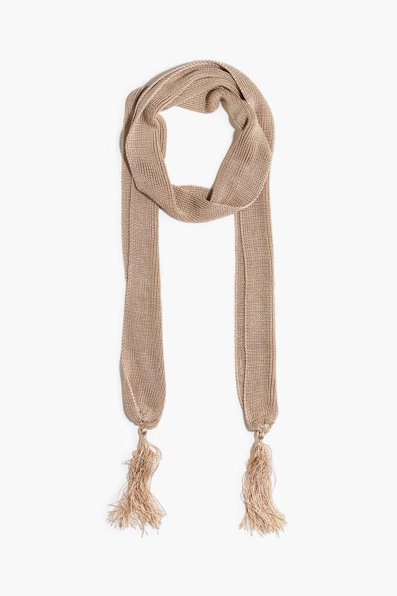 Shimmery Viscose Scarf, Main, color, Light beige