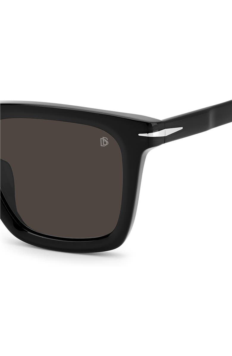 David Beckham Eyewear 53mm Rectangular Sunglasses, Alternate, color,