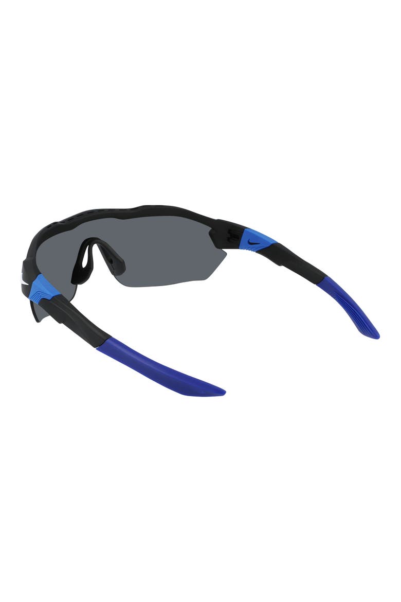 Show X3 Elite 61mm Wraparound Sunglasses, Alternate, color, BLACK / SILVER