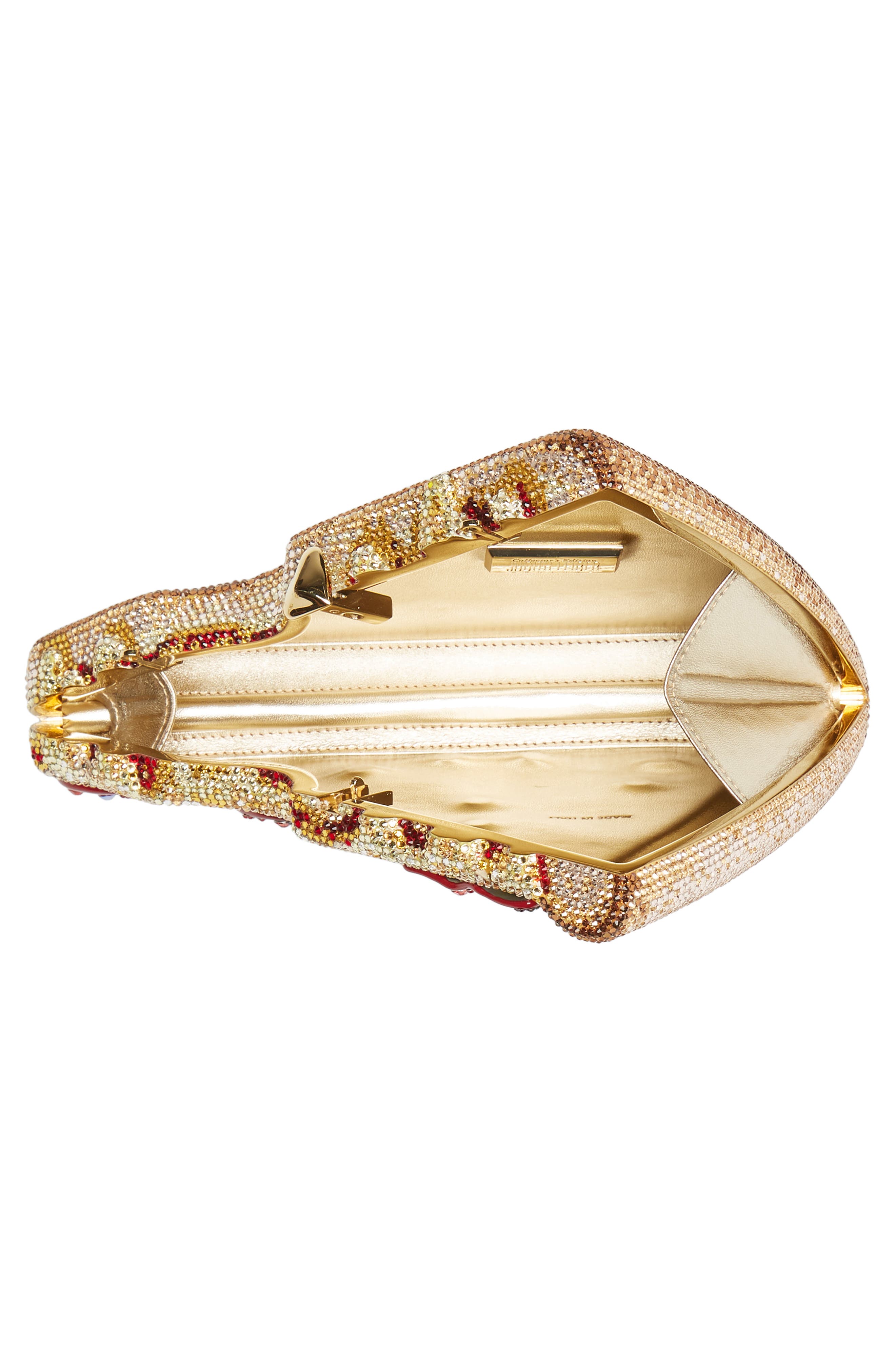 JUDITH LEIBER COUTURE Judith Leiber Crystal Pizza Bag, Alternate, color, 