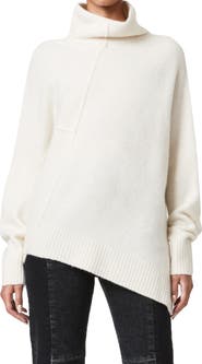 AllSaints Lock Roll Neck Wool Blend Sweater