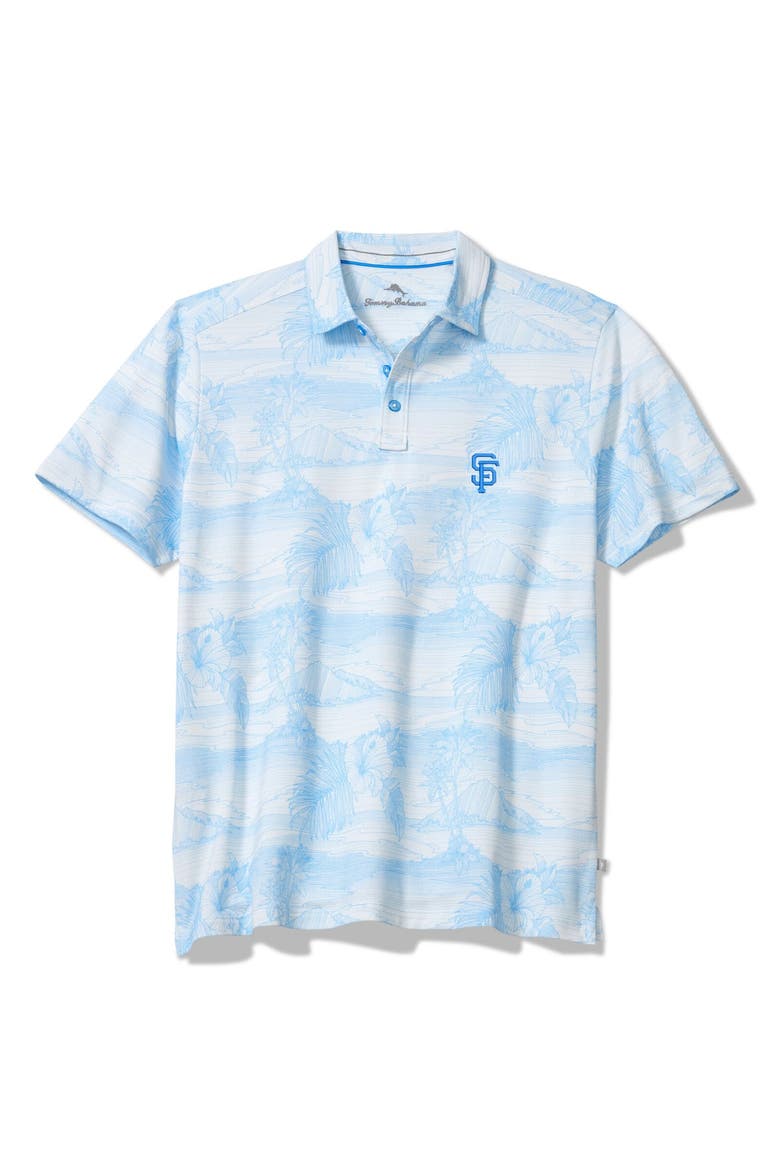 Men's Tommy Bahama  Blue San Francisco Giants Corsica Coast IslandZone Tri-Blend Polo, Main, color, Blue