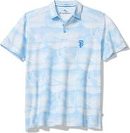 Tommy Bahama Men's Tommy Bahama Blue San Francisco Giants Corsica Coast IslandZone Tri-Blend Polo