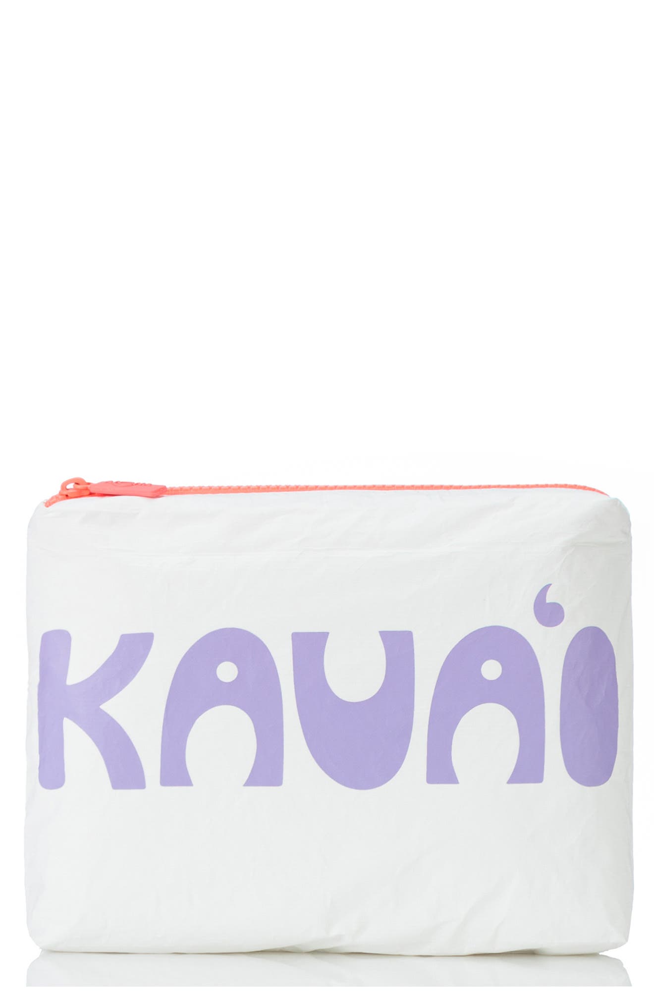 Aloha Collection Small Water Resistant Tyvek<sup>®</sup> Zip Pouch, Main, color, 