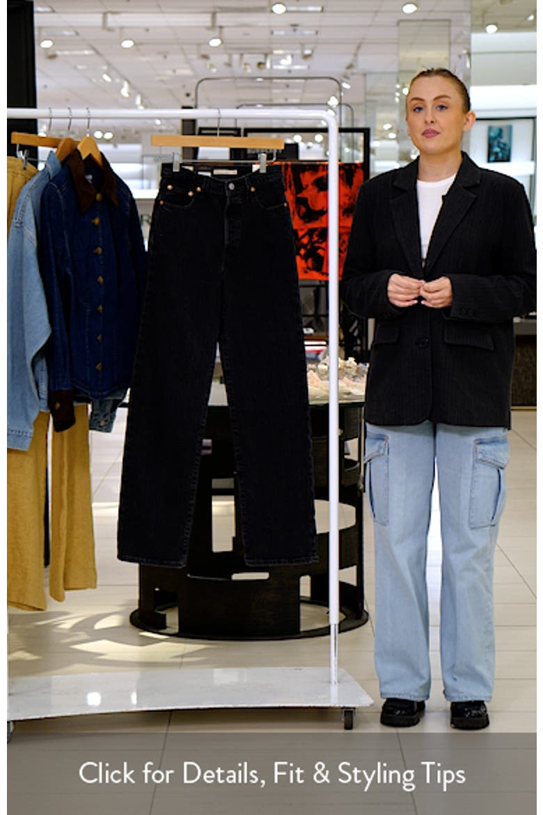 Ribcage High Waist Straight Leg Jeans video