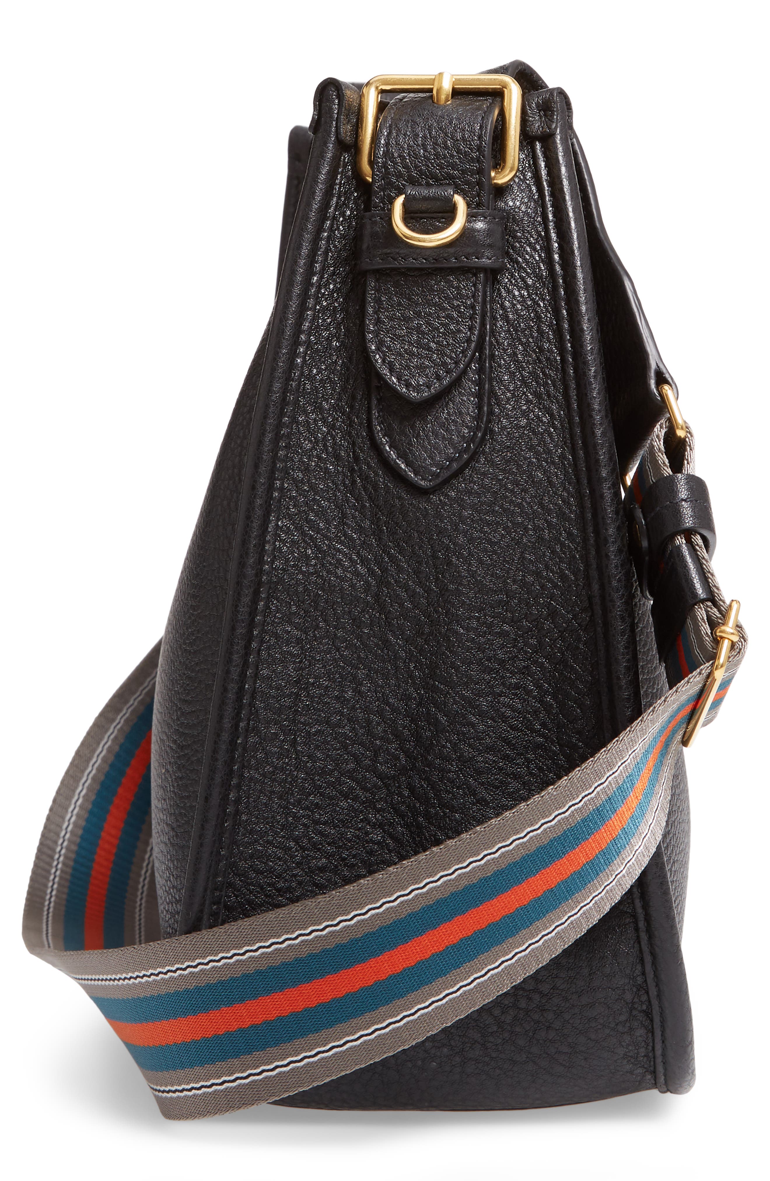 Prada Daino Calfskin Leather Hobo, Alternate, color, 