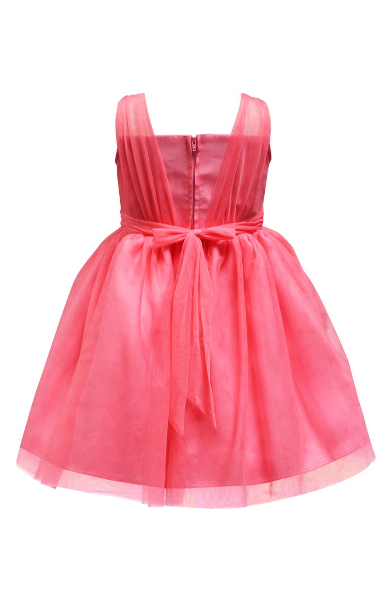 Ava & Yelly 3D Detail Tulle Party Dress, Alternate, color, 
