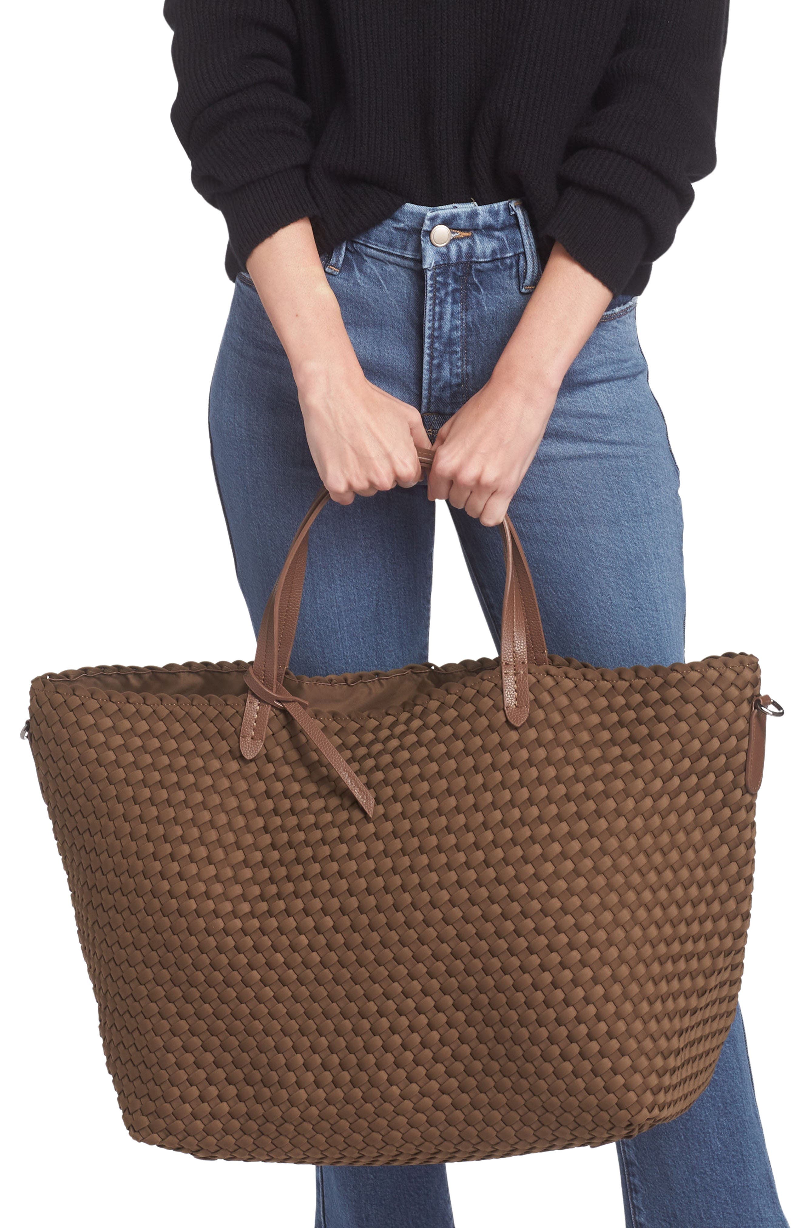 NAGHEDI Geneva Weekender Tote, Alternate, color, Mink