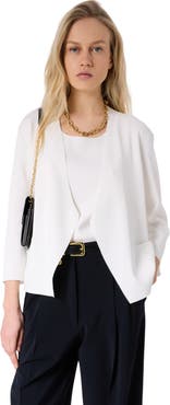 GERARD DAREL Lynaya 3/4 Sleeve Open Front Cardigan