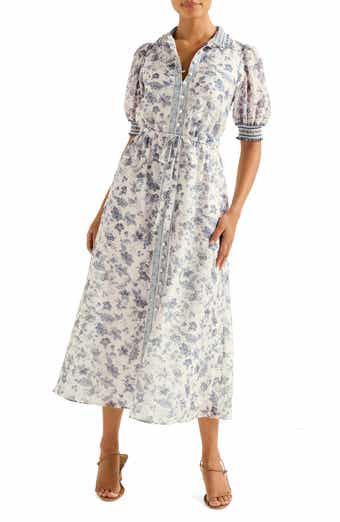 Ever New Rochelle Floral Midi Shirtdress