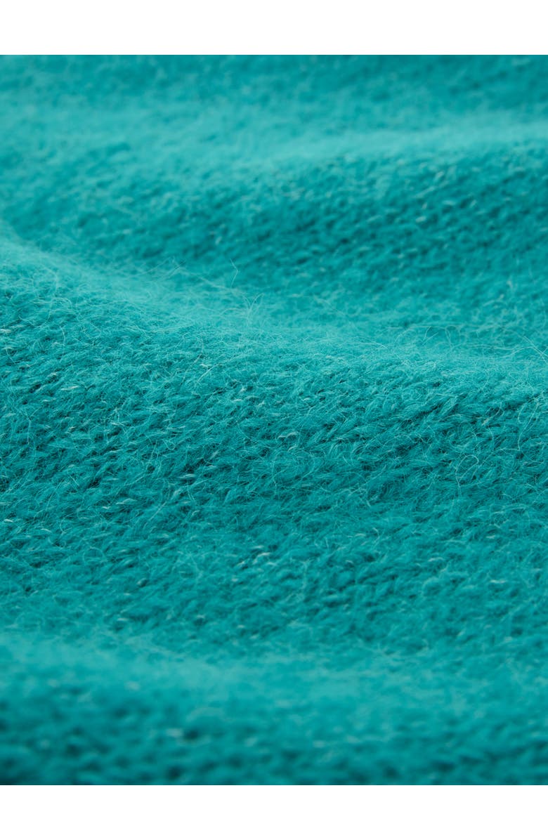 Celtic & Co. Alpaca Cott Slouch V Neck Sweater, Alternate, color, Sea Green