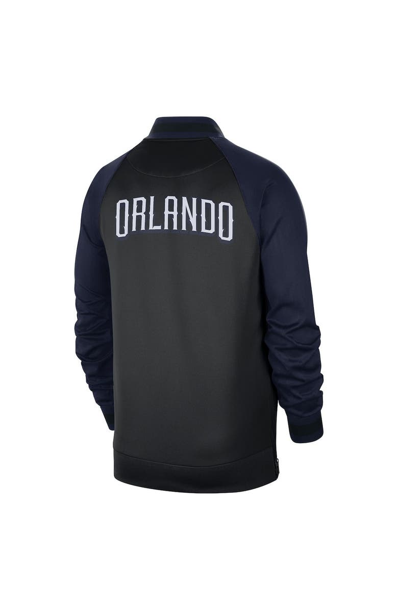 Nike Men's Nike Black/Navy Orlando Magic 2022/23 City Edition Showtime Thermaflex Full-Zip Jacket, Alternate, color, 