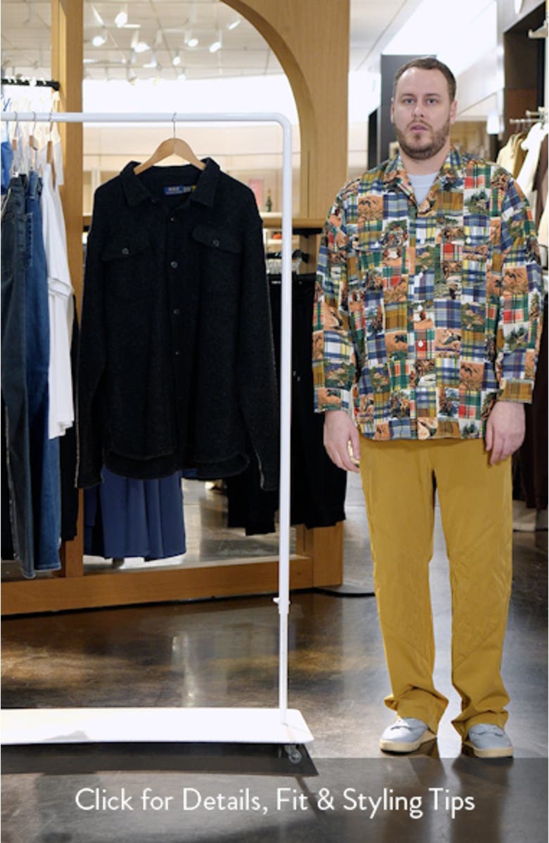 Felted Wool Blend Shirt Jacket, sales video thumbnail