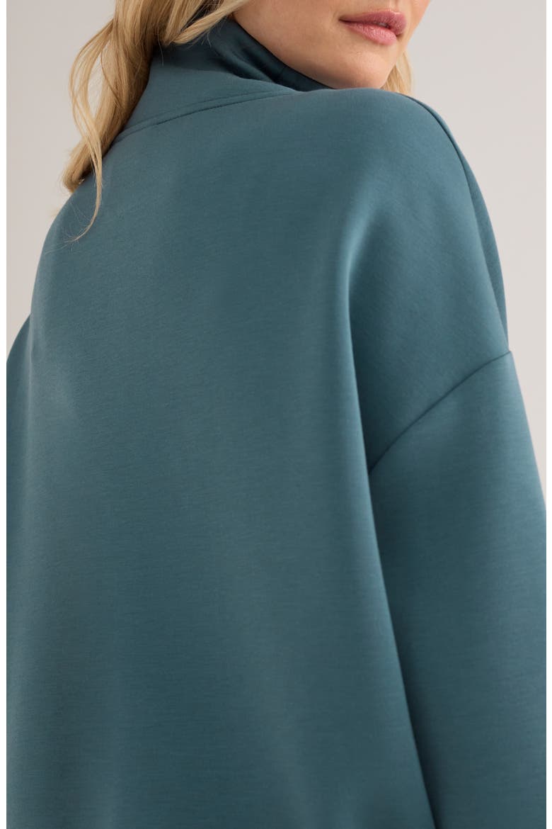 Hawley Half-Zip Sweatshirt, Alternate, color, MALLARD BLUE