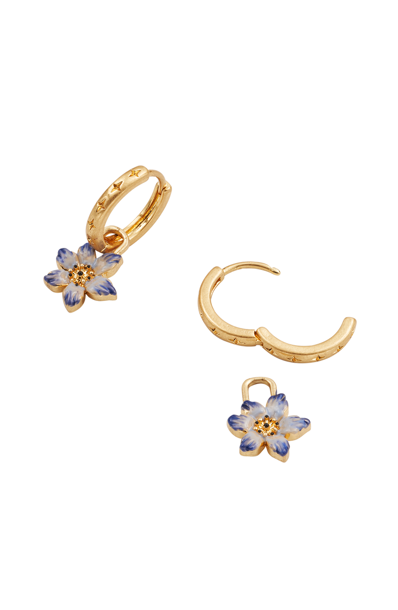 Fable England Nightshade Gold Huggie Earrings, Alternate, color, Gold