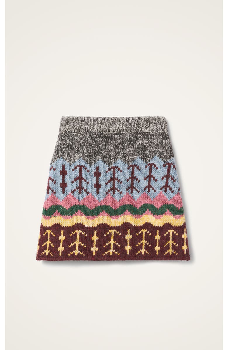 La DoubleJ Chalet Skirt, Alternate, color, Multicolor Grey