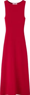 MANGO Sleeveless Knit Midi Dress