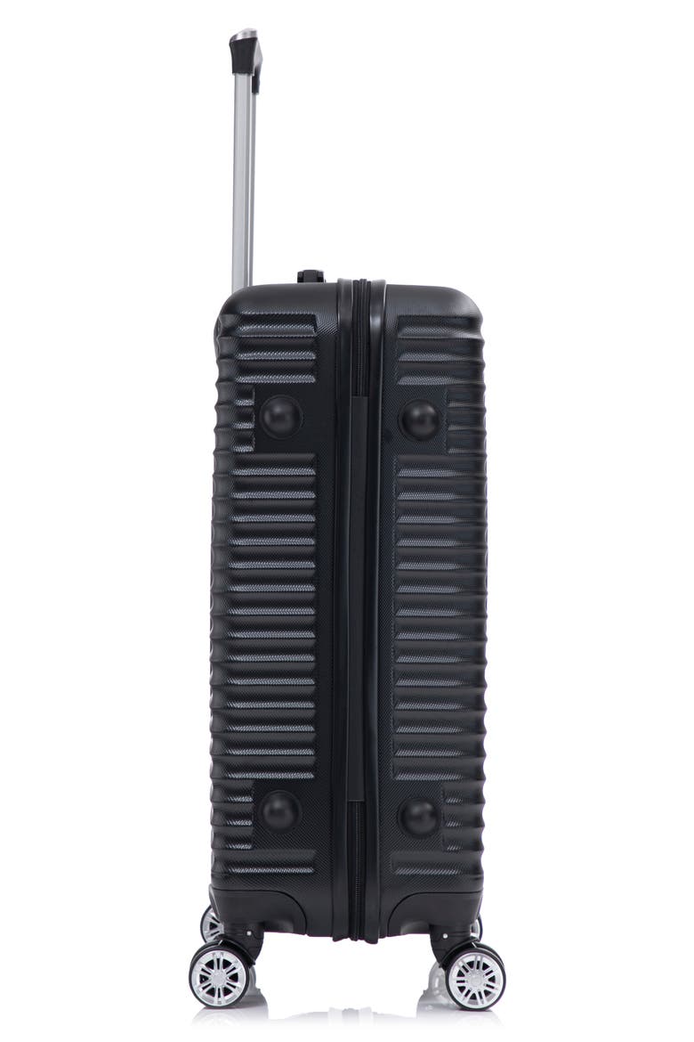 Shellar 3-Piece Hardside Spinner Luggage Set, Alternate, color, BLACK