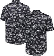 Reyn Spooner Men's Reyn Spooner Black Las Vegas Raiders Throwback Kekai Print Button-Up Shirt