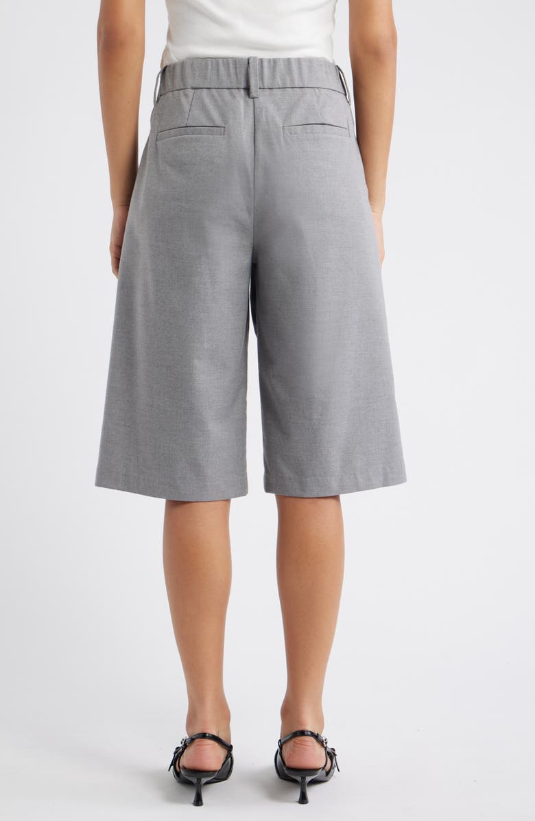 Open Edit Suiting Bermuda Shorts, Alternate, color, Grey Charcoal Heather