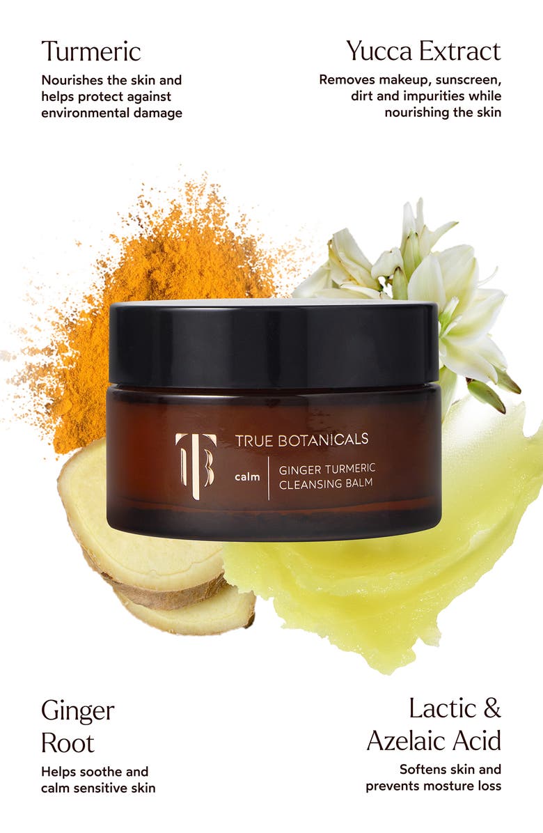 True Botanicals Calm Ginger Turmeric Cleansing Balm Home & Away Duo (Limited Edition) (Nordstrom Exclusive) $67 Value, Alternate, color, 