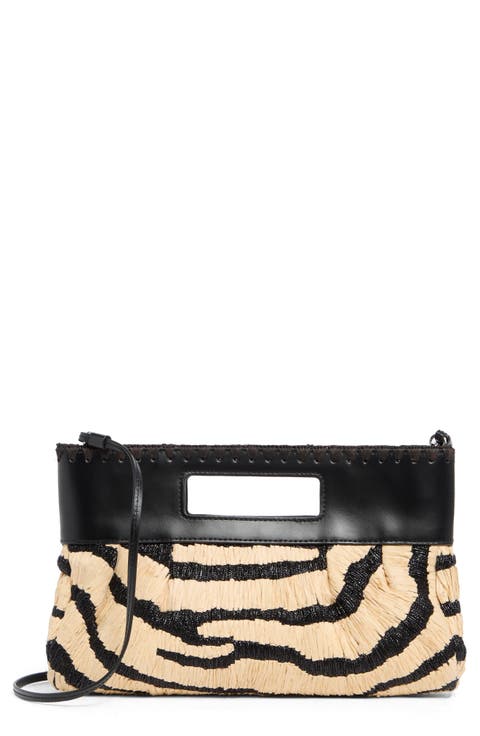 Lena Raffia Clutch