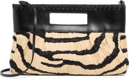 STAUD Lena Raffia Clutch