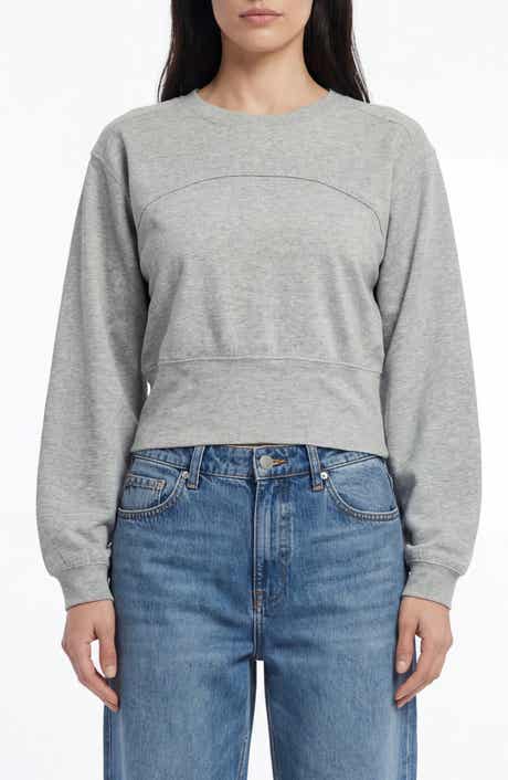 BLUEGREY Back Buckle Pullover Sweater