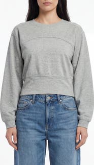 BLUEGREY Back Buckle Pullover Sweater
