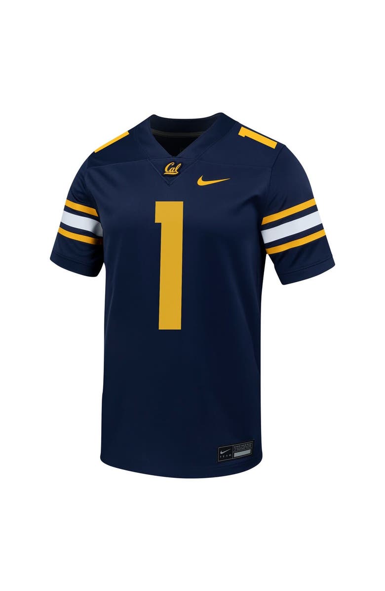 Nike Men's Nike #1 Navy Cal Bears Untouchable Football Jersey, Alternate, color, Navy