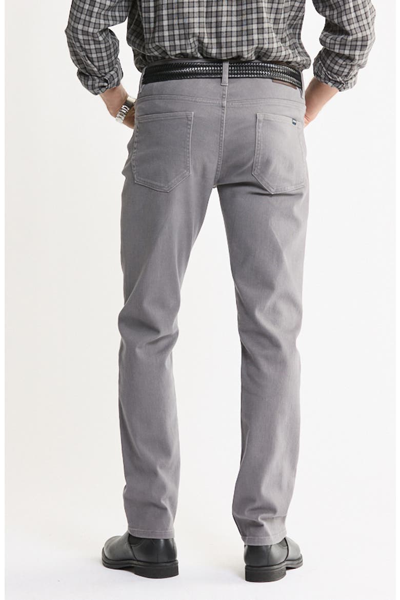 Brushed Bull Denim 5-Pocket Stretch Pants, Alternate, color, GREY