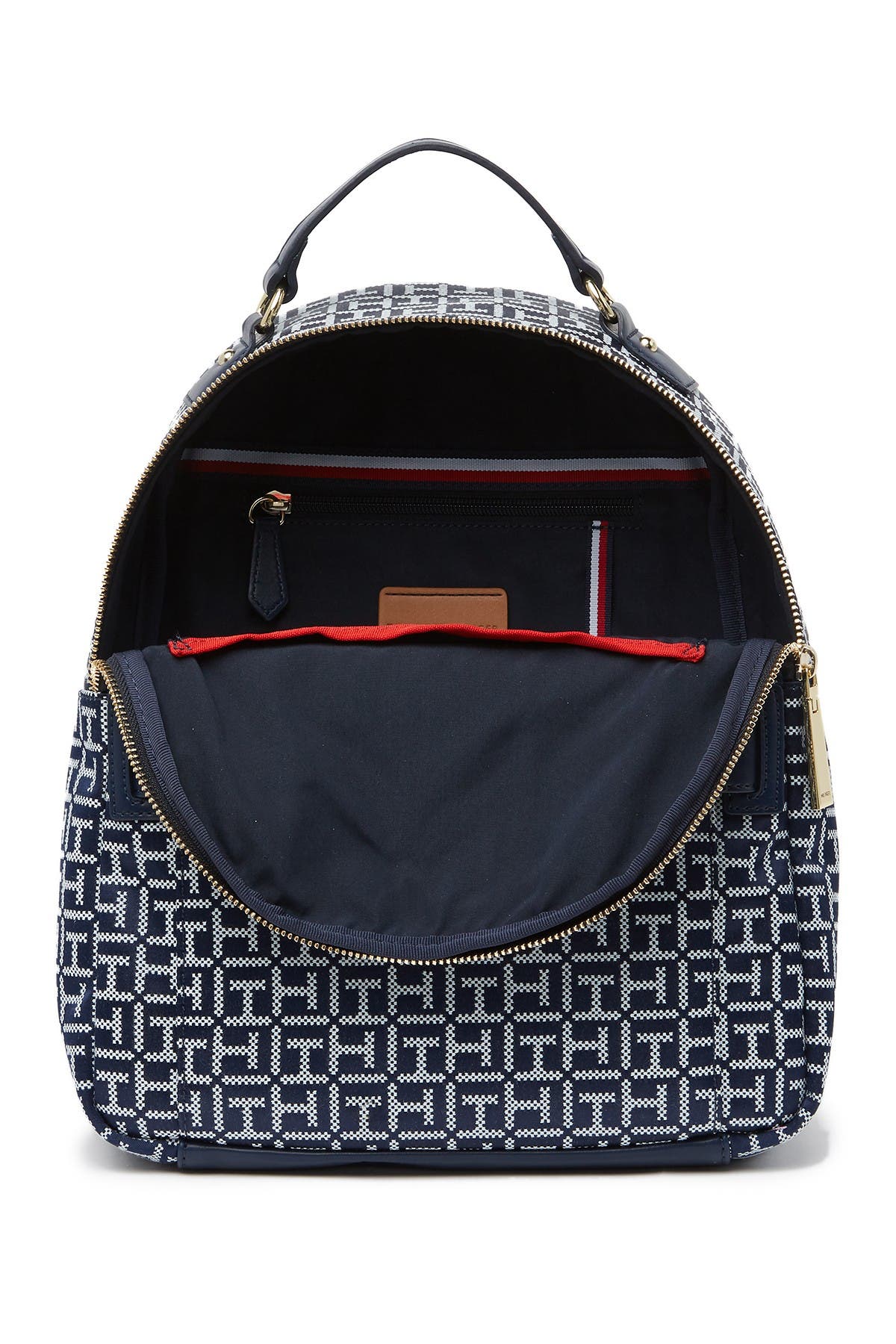 Tommy Hilfiger Emilia Dome Mono Jacquard Backpack, Alternate, color, 