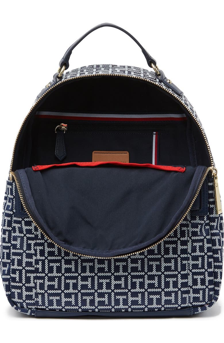 Tommy Hilfiger Emilia Dome Mono Jacquard Backpack, Alternate, color,