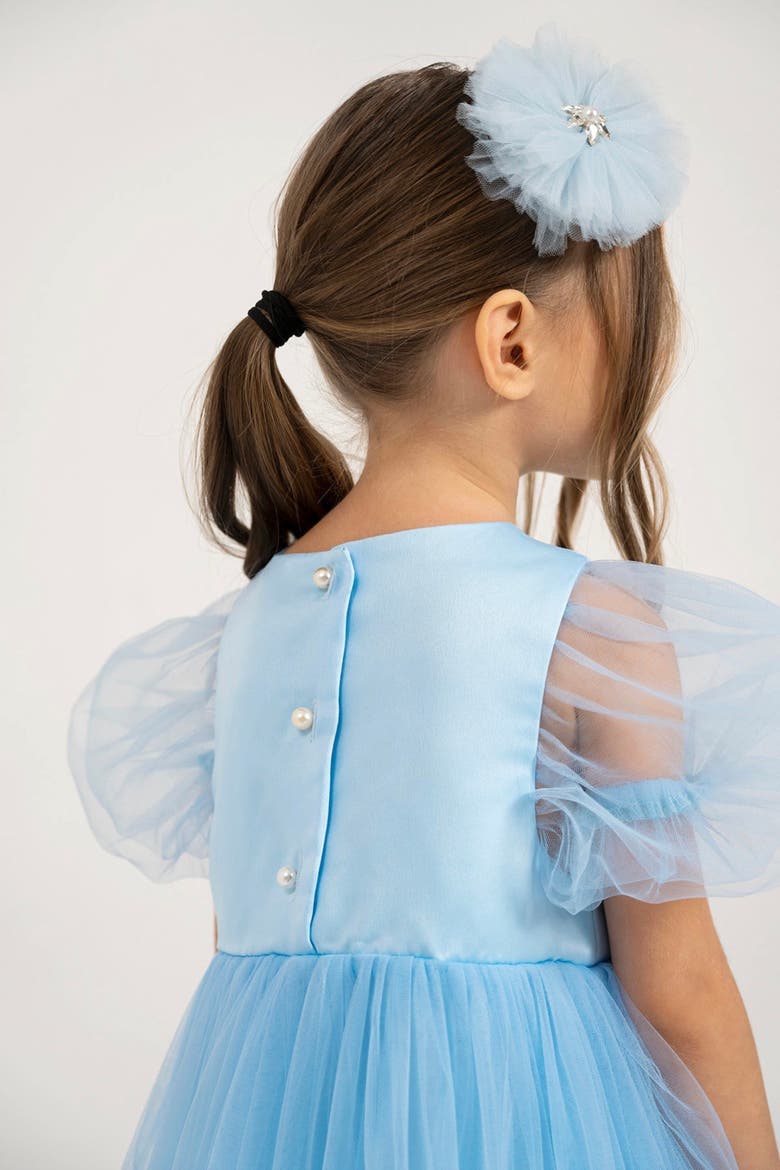 Frozen Maxi Tulle Dress, Alternate, color, Frozen Blue