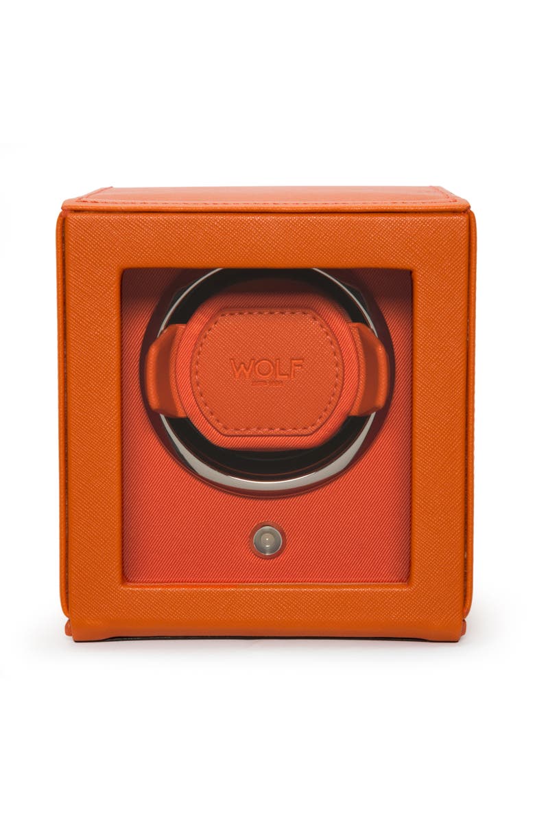 WOLF Cub Single Watch Winder with Cover, Main, color, 