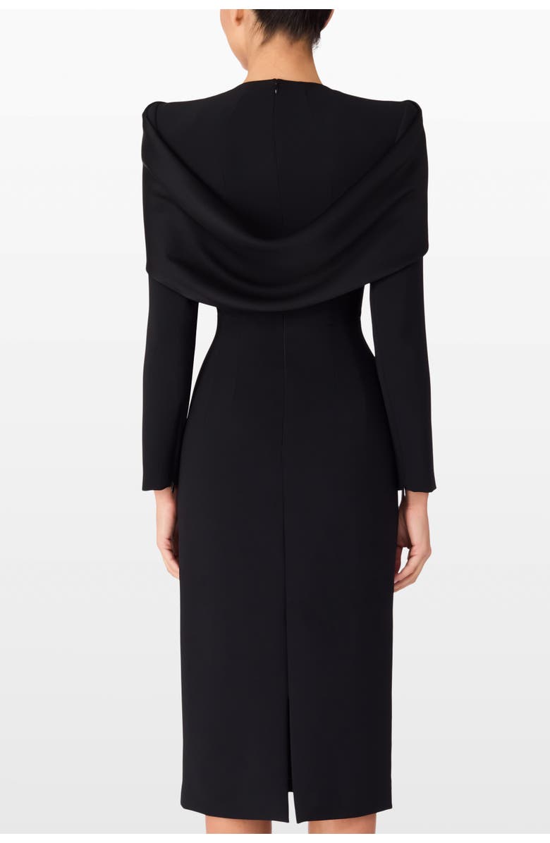 Jenny Packham Penny Love Cocktail Dress, Alternate, color, Liquorice