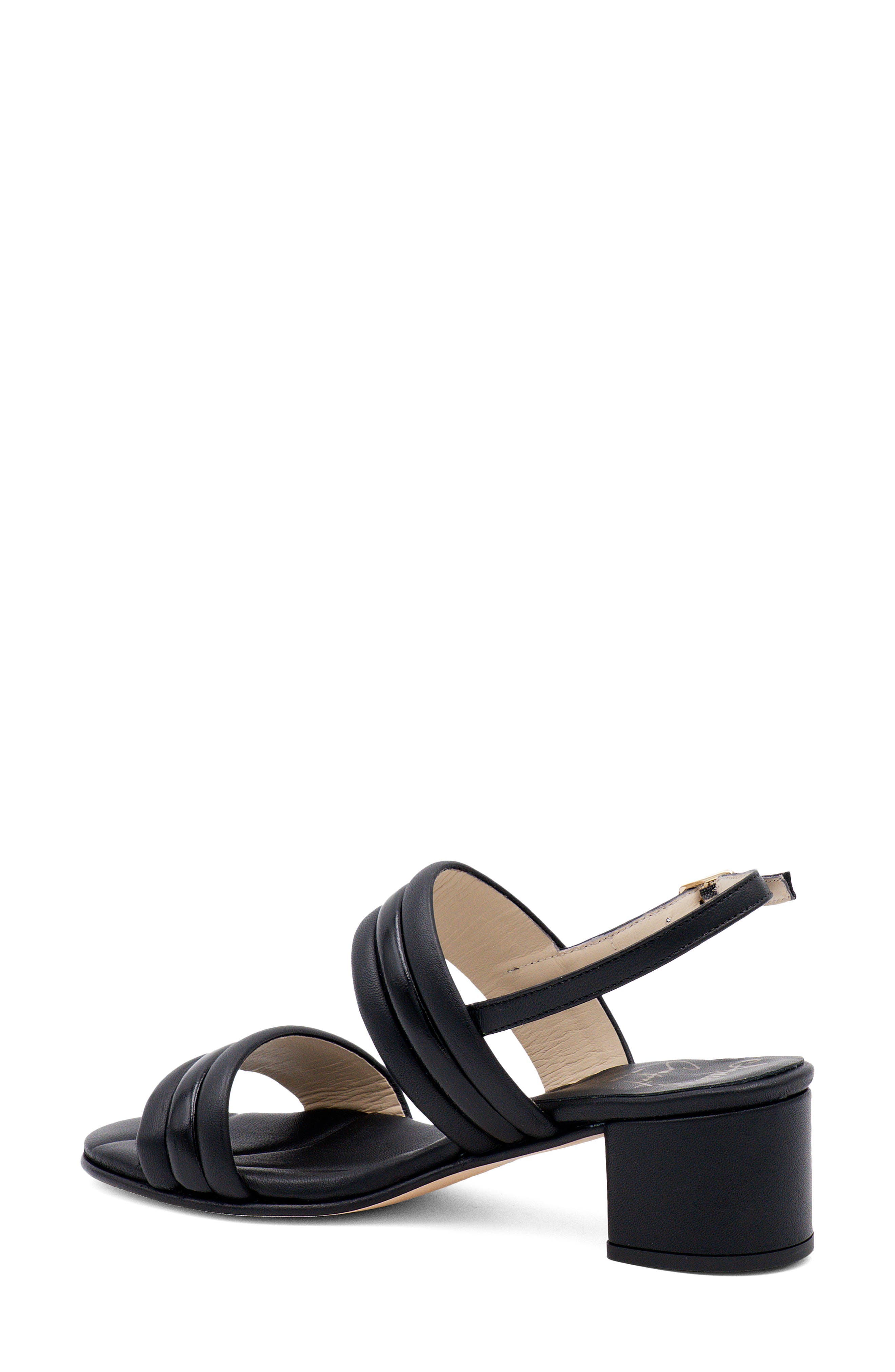 Amalfi by Rangoni Macedonia Sandal, Alternate, color, Black/ Black/ Black