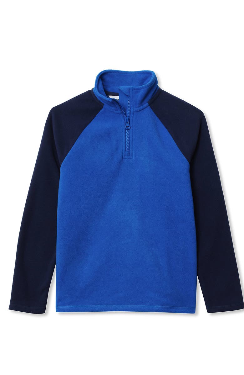 Lands' End Kids Every Day Fleece Quarter Zip, Main, color, 