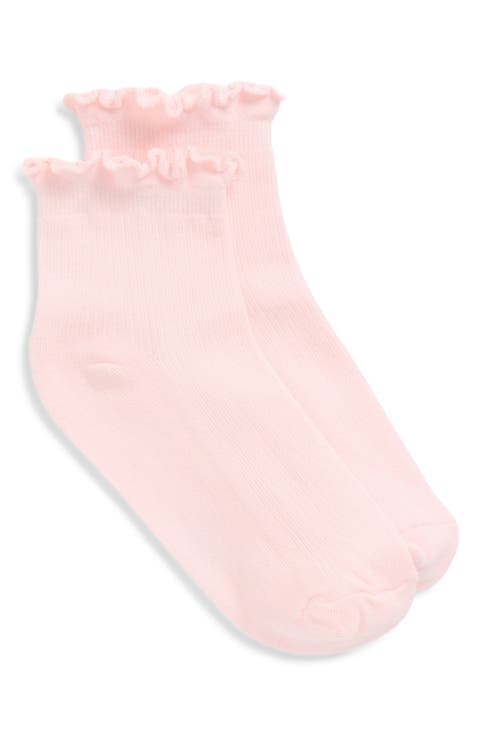 Billie Ruffle Mid Crew Socks