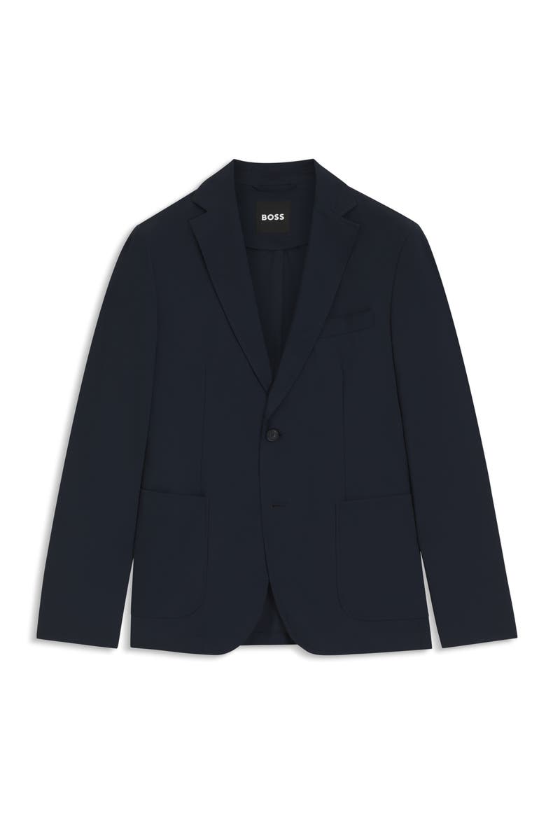 Hanry Slim Fit Stretch Twill Sport Coat, Alternate, color, DARK BLUE