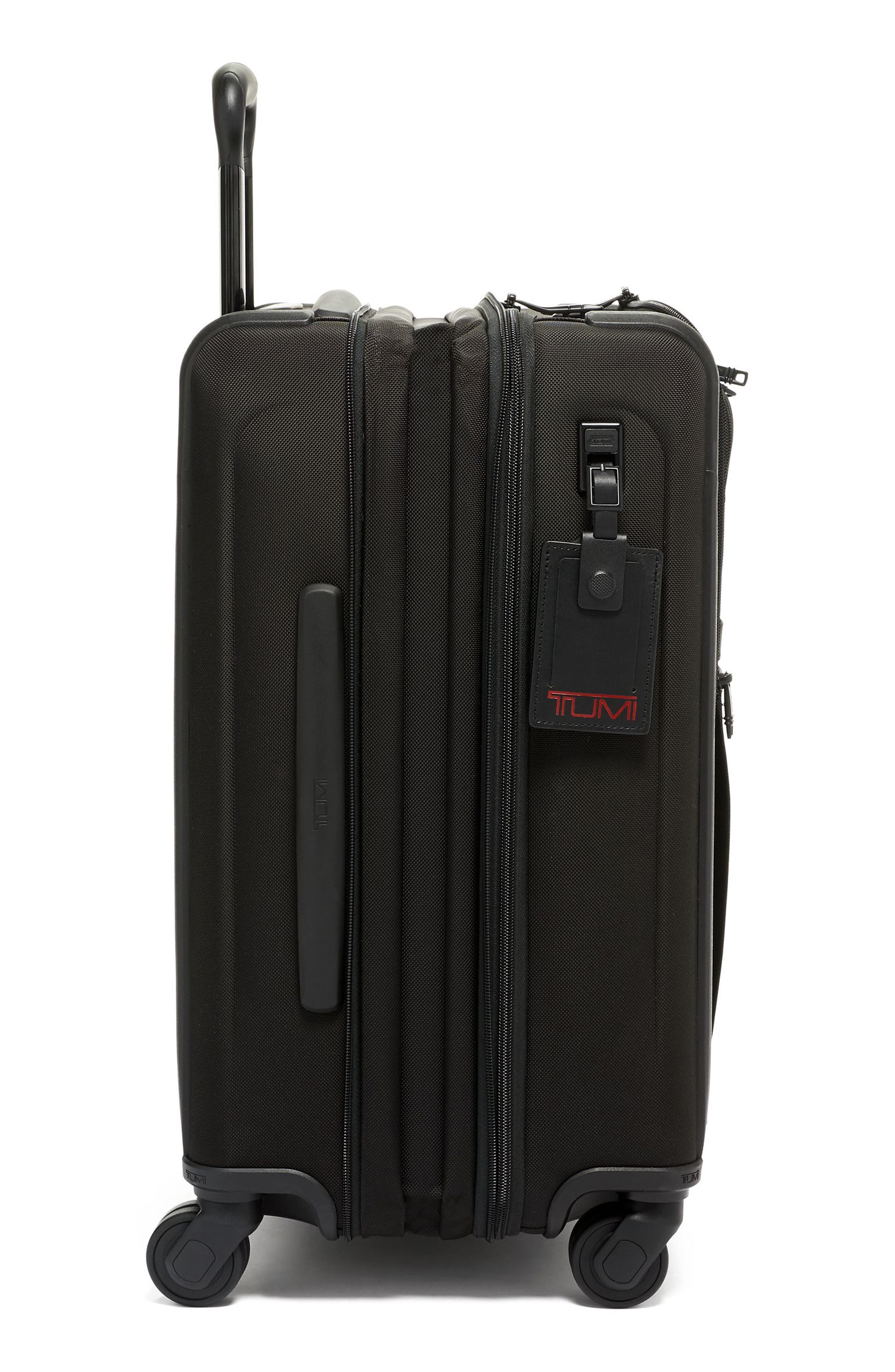 TUMI Alpha 3 Collection 22-Inch Wheeled Dual Access Continental Carry-On, Alternate, color, Black