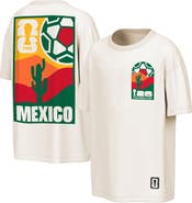 Outerstuff Men's Outerstuff Cream Mexico Post Card Oversized T-Shirt