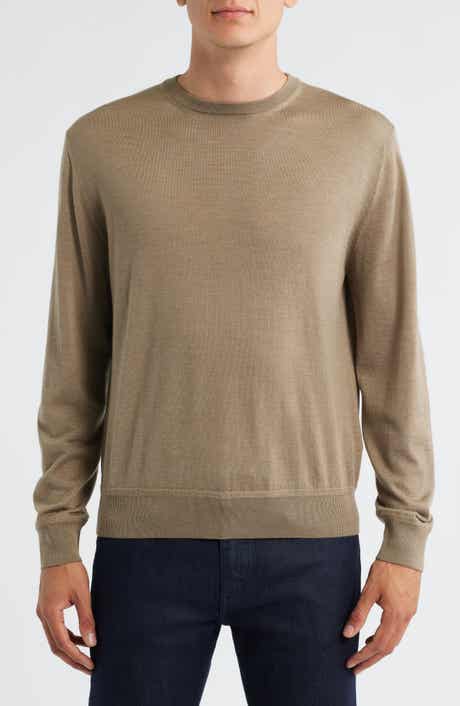 Canali Wool, Silk & Cashmere Crewneck Sweater
