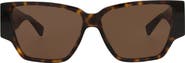 Bottega Veneta 57mm Square Sunglasses