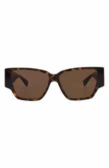 Bottega Veneta 57mm Square Sunglasses