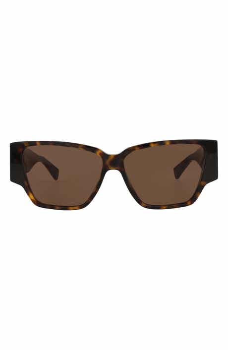 Bottega Veneta 57mm Square Sunglasses
