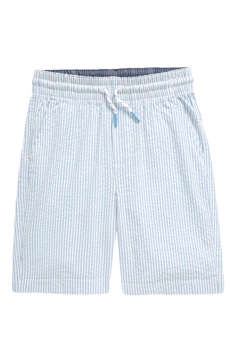 vineyard vines Kids' Stripe Stretch Cotton Seersucker Shorts, Main, color, 
