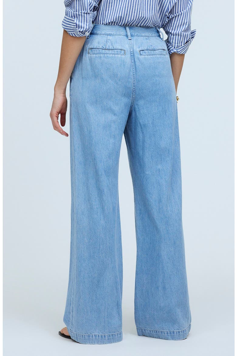 The Harlow High Waist Wide Leg Jeans, Alternate, color, BENICIA WASH